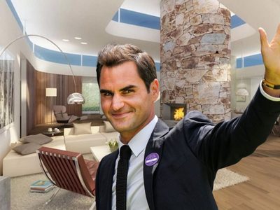 La llaman "la mansión de cristal": conocé el imponente hogar donde descansa Roger Federer