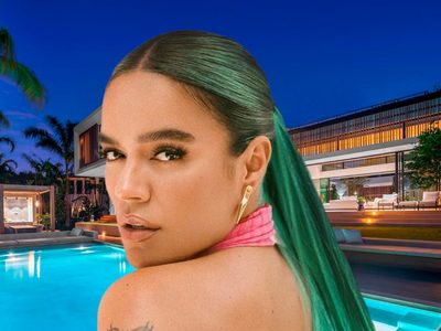 Lujo, gran vestidor y un parque con palmeras: Karol G descansa en su fastuosa mansión de Miami