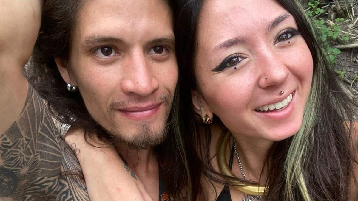 Orion Hernández Radoux y su novia, Shani Louk
