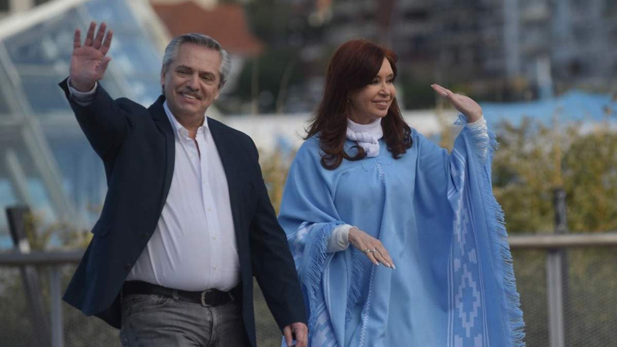 Alberto Fernández y Cristina Kirchner. Fuente: (Twitter)