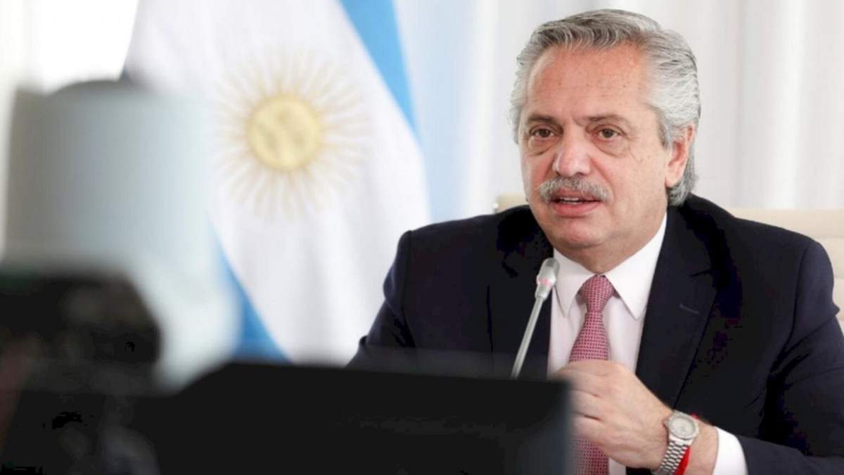 El presidente Alberto Fernández. Fuente: (Twitter)