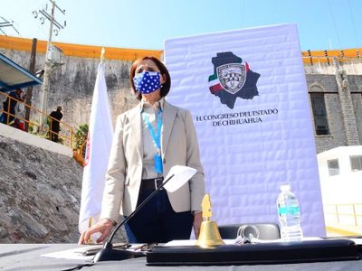 Desde la presa La Boquilla, el Congreso de Chihuahua reprueba intervención federal