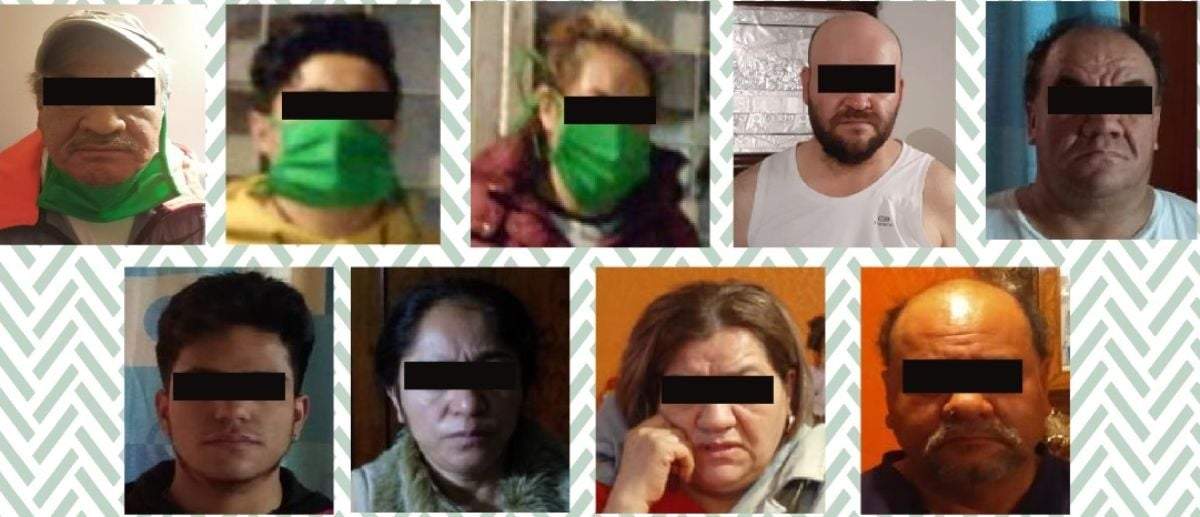 Detenidos en el operativo para detener a "Don Agus"