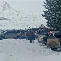Sorprendieron a un grupo de camionetas en plena travesía en un área protegida cerrada al público