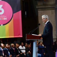 En su último informe, Del Mazo se deshace en elogios a AMLO; lo llama “humanista”