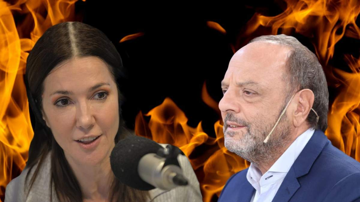 Cristina Pérez y Baby Etchecopar. Fuente: (Minuto Neuquén)