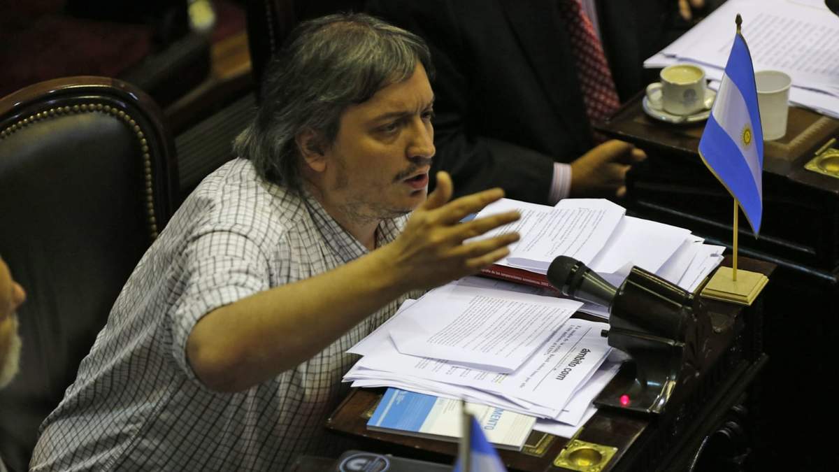 Máximo Kirchner. Fuente: (Twitter)