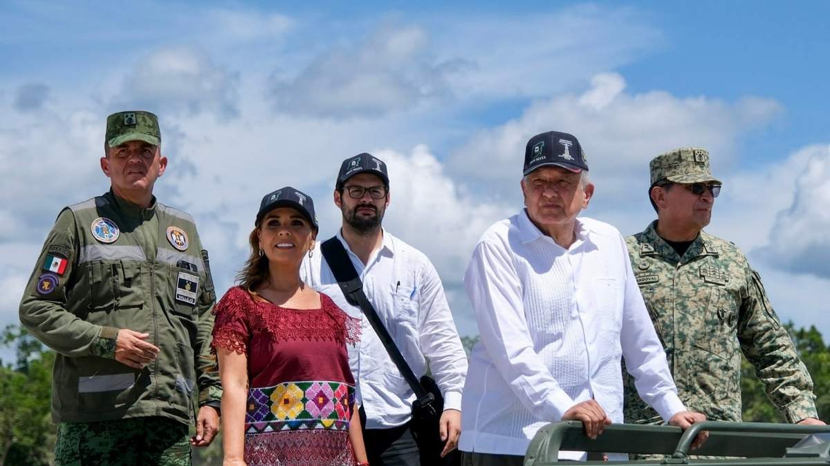 La gobernadora Mara Lezama informó que la construcción del nuevo aeropuerto tiene un avance de más de 65%