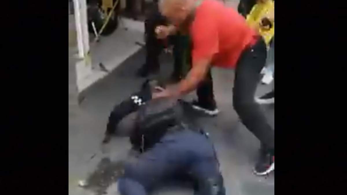 El sujeto que golpeó a policías de Tránsito de la CDMX