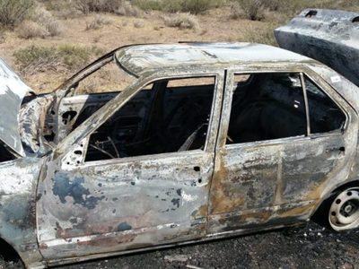 Un auto robado en Centenario fue encontrado en un basural de la ciudad de Neuquén