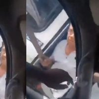 Pelea entre choferes termina en ataque con machete en carretera VIDEO