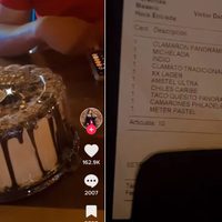 Mesero que ofreció a clientes refrigerar su pastel y les cobró 100 pesos más se hace viral