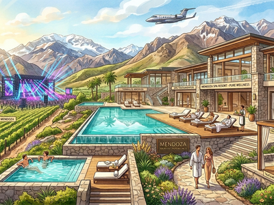 Mendoza, el spa del oeste y la década soñada