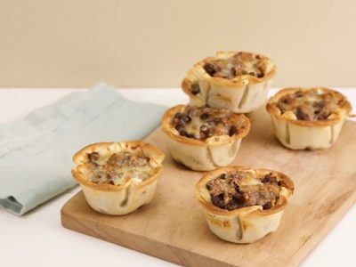 Canastitas con carne y queso: ponete la 10 y sorprendé a todos con esta receta riquísima y muy fácil