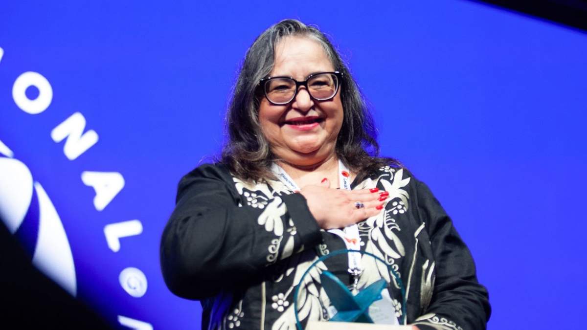 Norma Lucía Piña Hernández, durante la inauguración de international Bar Association