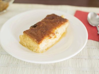 Budín de pan, un postre económico y fácil de preparar
