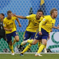 Suecia, el séptimo invitado a los cuartos de final tras derrotar 1-0 a Suiza