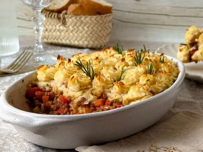 Estas lentejas gratinadas no fallan: receta rica, barata y con el toque justo de horno