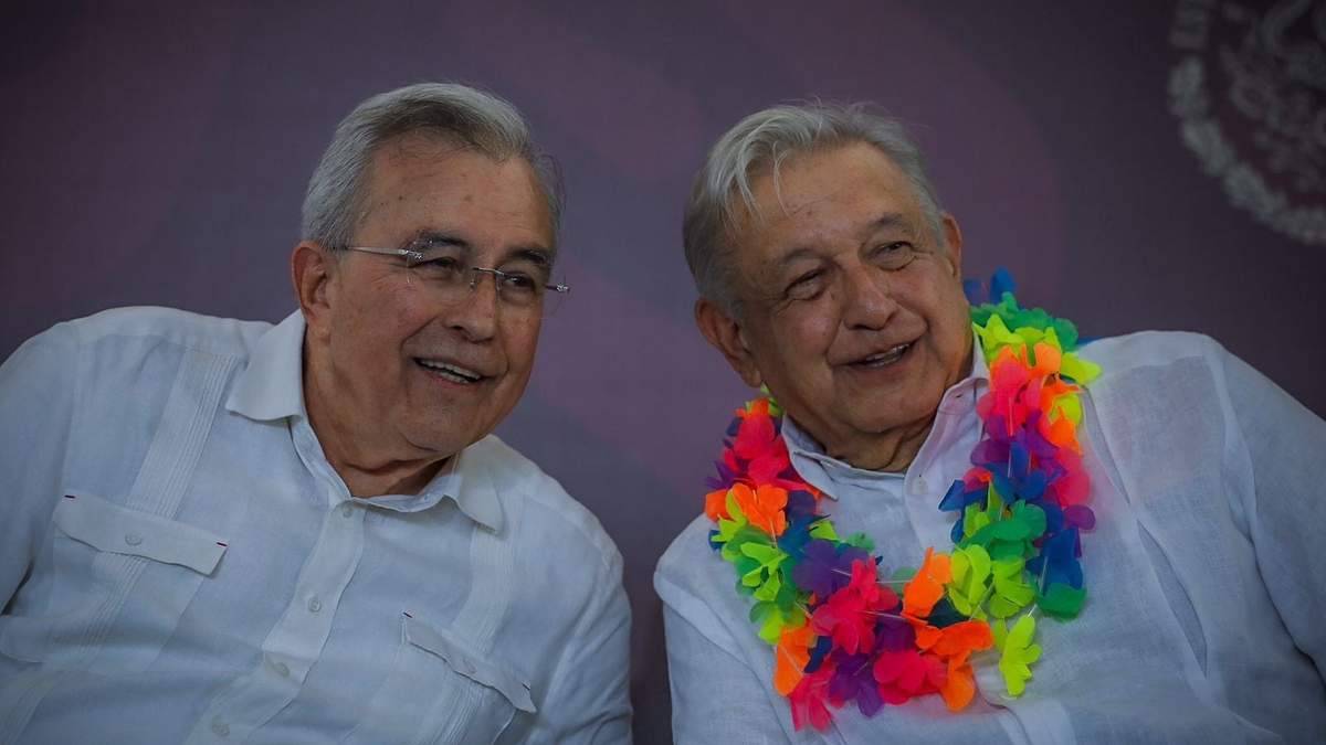 Rubén Rocha y AMLO