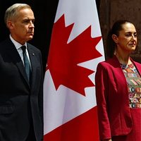 Sheinbaum se reúne con Carney para hablar de comercio antes de revisar el T-MEC