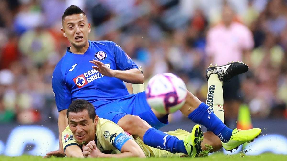 Cruz Azul - América. Fuente: (Twitter).