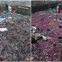 ¿Sheinbaum juntó más gente que la Marea Rosa en el zócalo? Esta cifra dio el gobierno de la CDMX