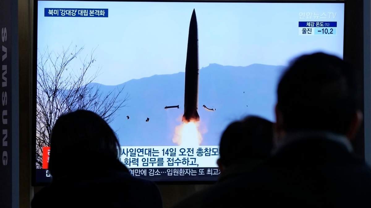 Lanzamiento de un misil norcoreano