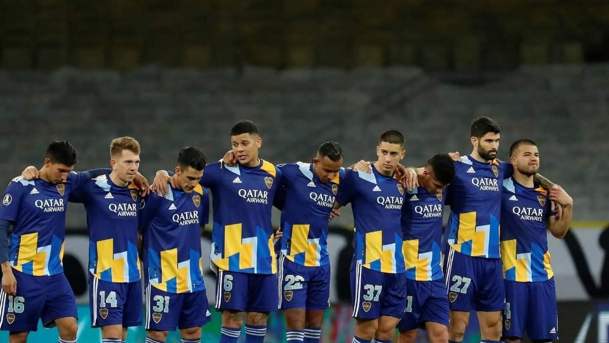 El plantel de Boca. Fuente: (Twitter)