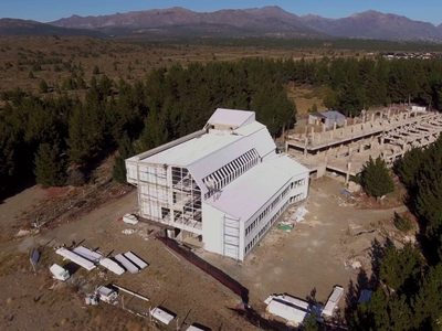 Avanzan las obras del nuevo pabellón de la sede de Bariloche de la UNRN