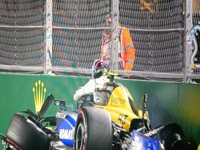"Es grave": cómo está Franco Colapinto luego de su accidente en la qualy del GP de Las Vegas