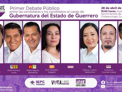Primer debate entre candidatos a la gubernatura de Guerrero se realizará sin Félix Salgado