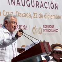 “Queremos tener éxito”, dice AMLO en la inauguración del Ferrocarril del Istmo de Tehuantepec