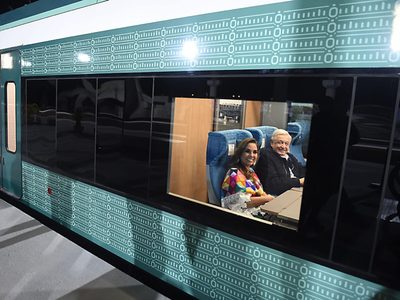 AMLO inauguró el segundo tramo del Tren Maya, de Cancún a Palenque