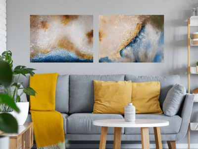 Cómo hacer un elegante cuadro con relieve para decorar el living