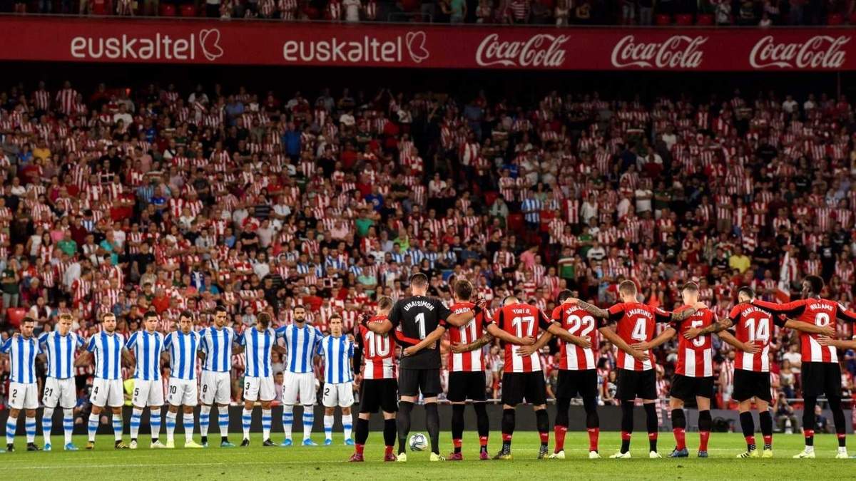 Real Sociedad y Athletic Bilbao. Fuente: (Twitter).