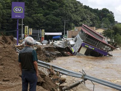 Fuertes lluvias en Corea del Sur dejan 17 muertos y 11 desaparecidos