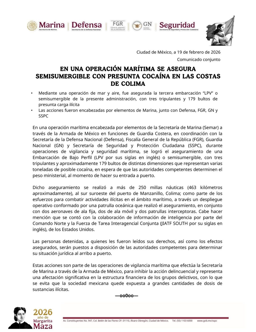 Colima boletin