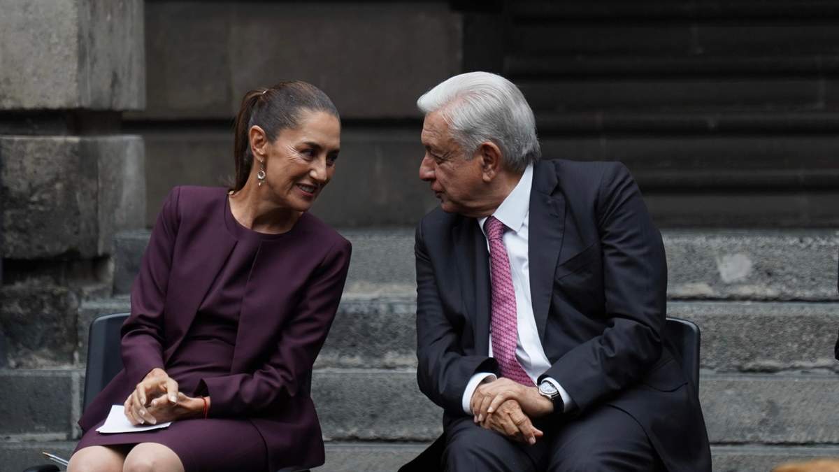 Sheinbaum y López Obrador