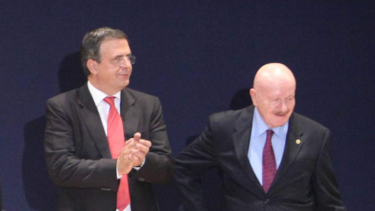 El exjede de Gobierno Marcelo Ebrard consu secretario de seguirdad de 2006 a 2012, Manuel Mondragón y Kalb