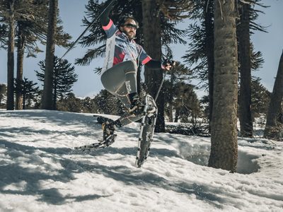 Una aventura única en Neuquén: las divertidas excursiones en raquetas de esquí