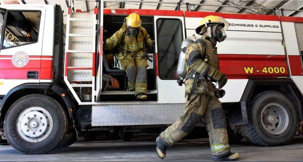 Bomberos voluntarios de Neuquén organizan una movilización para reclamar por la deuda del gobierno. Fuente: (Gobierno de Neuquén)