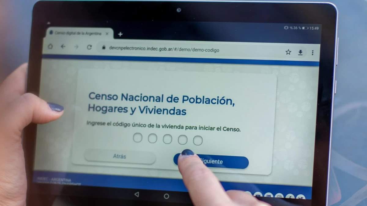 El Censo puede ser llenado de manera digital. Fuente: (Twitter)