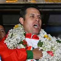 El expolicía viral que aspira a la vicepresidencia en Bolivia