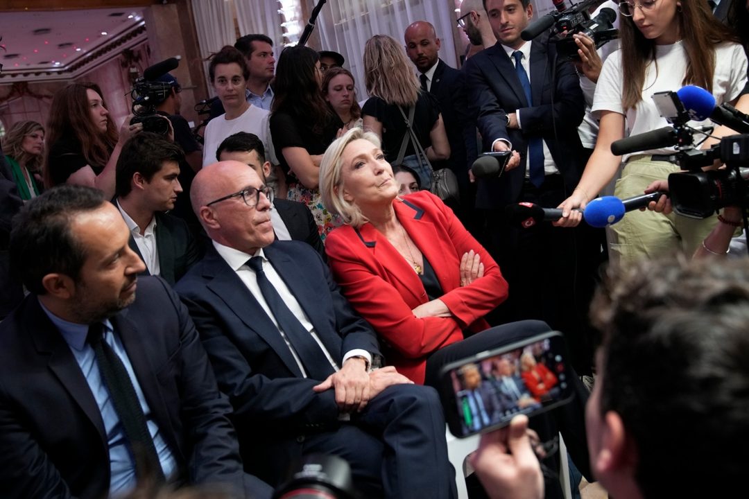 Le pen Foto Christophe Ena  AP
