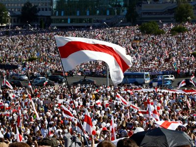 Oposición de Bielorrusia se prepara para marcha en el Día de la Libertad