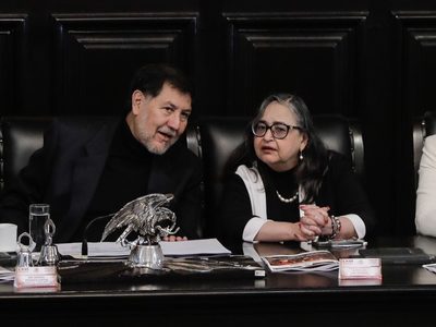 Fernández Noroña y Norma Piña acuerdan “mantener el diálogo” (Video)