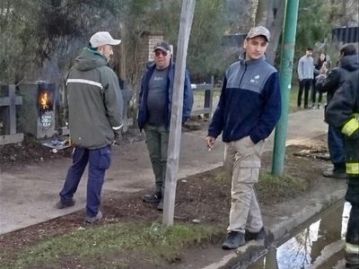 Un operario de EPEN sufrió quemaduras en su rostro por la explosión de una bornera en Villa La Angostura