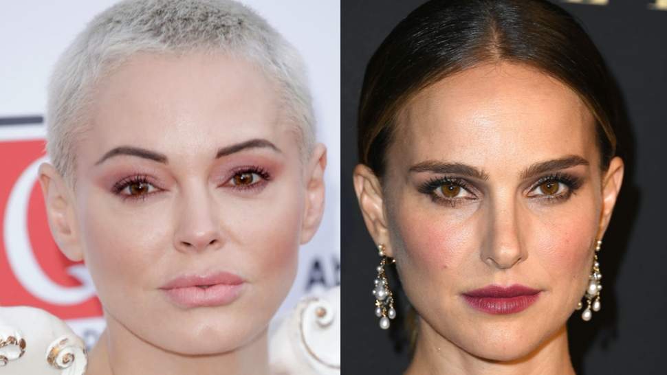 Rose McGowan y Natalie Portman. Fuente: (Instagram)
