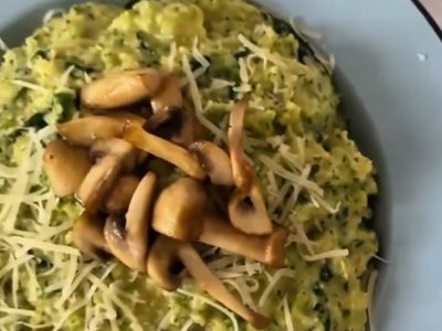 Polenta verde: una receta original, riquísima y súper cremosa, perfecta para las cenas de otoño