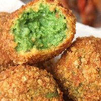 Croquetas garbanzo y espinaca, tan cremosas y sabrosas que nadie va a saber de qué son